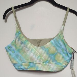 NWT Prana Tie-Dye reversible Bikini Top